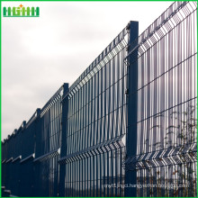 Factory price cheap and fine black garden fence curvy welded wire mesh fence